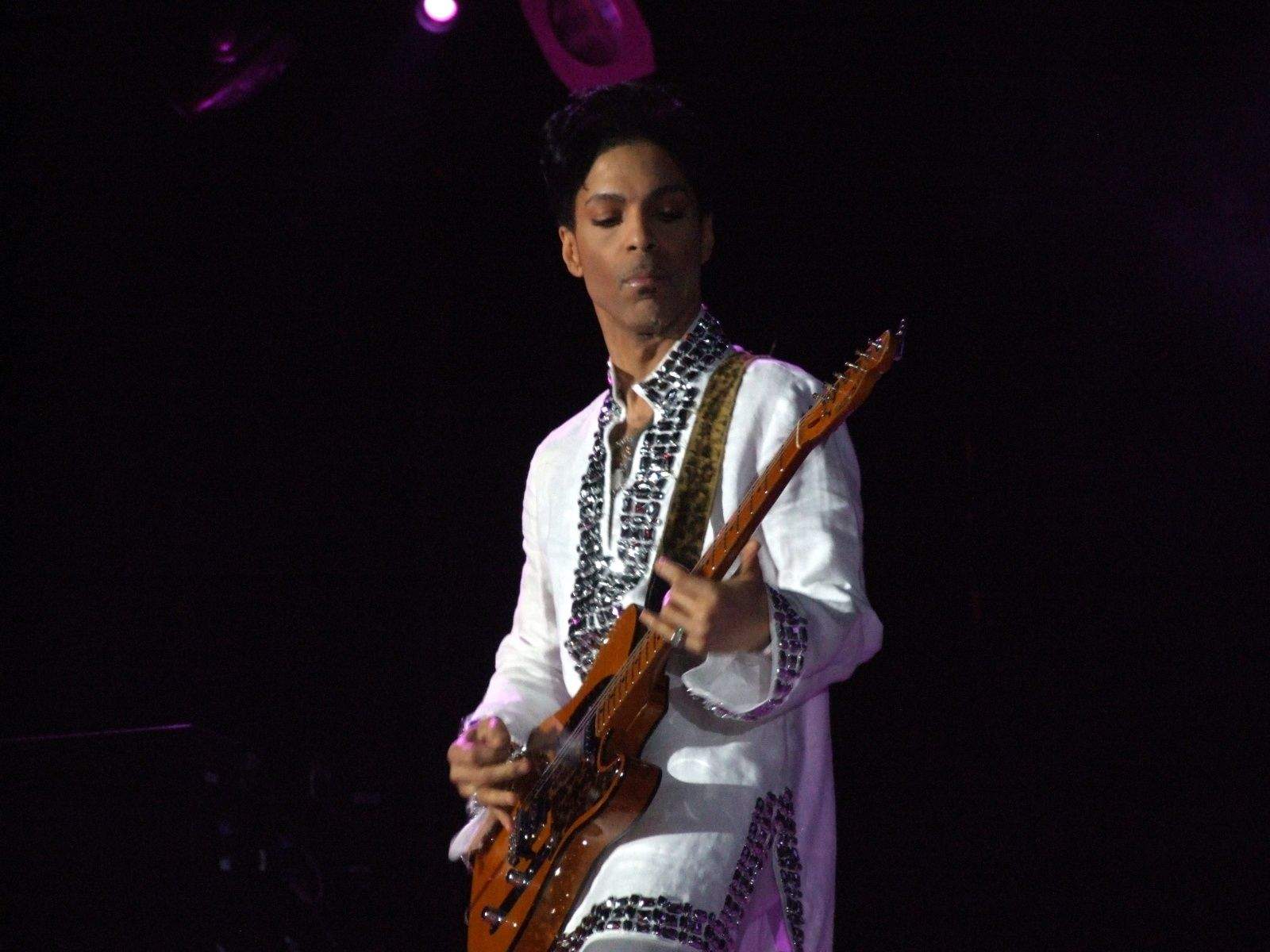 The Purple One at the Coachella Festival in 2008.