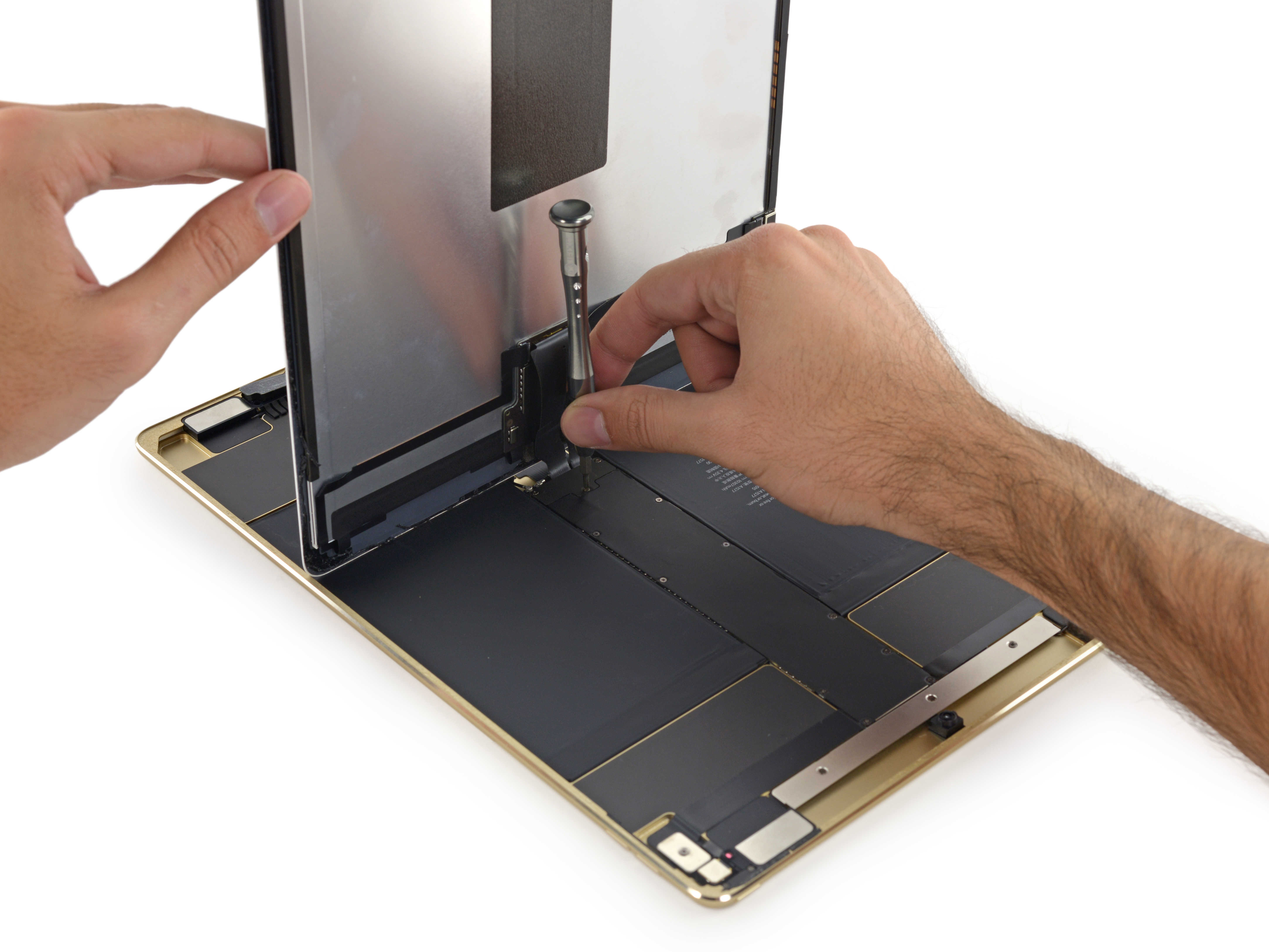 Inside of iPad Pro contains way more foam than you'd