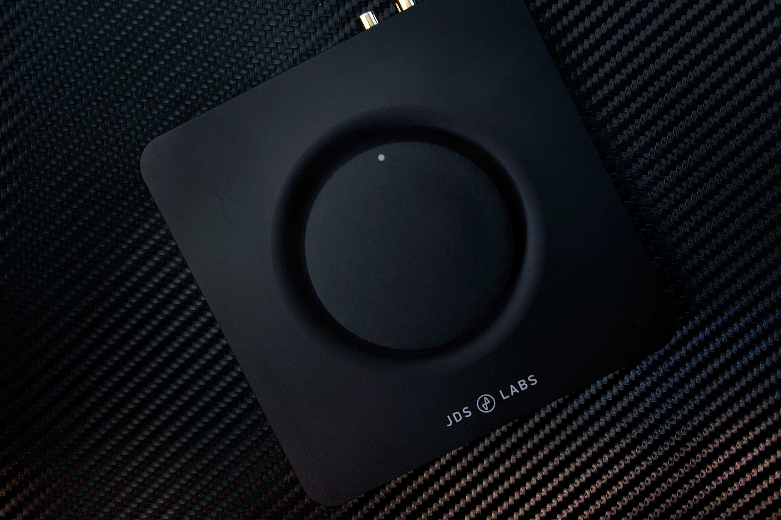 Twist the night away with this headphone amp's gigantic dial.