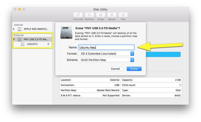 Format the drive in Disk Utility.