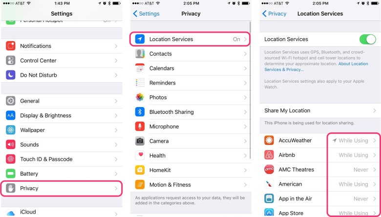 Apps that are constantly polling your location can cause performance hiccups as well. That's why it's important to monitor how often apps have access to your location.