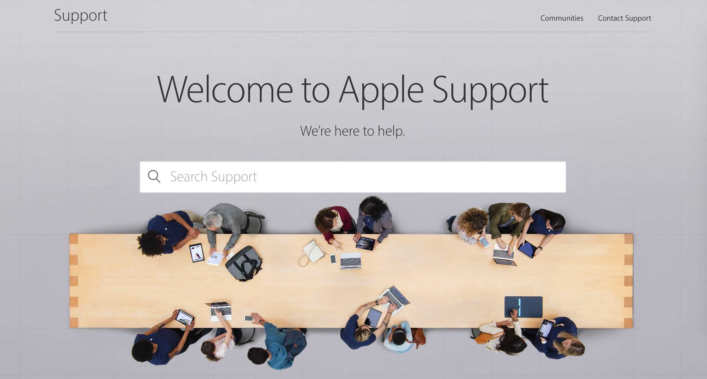 Get help faster and more easily with the new Apple Support site.