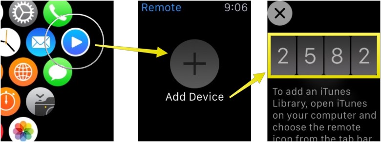 Add your Apple TV to your Apple Watch here. 