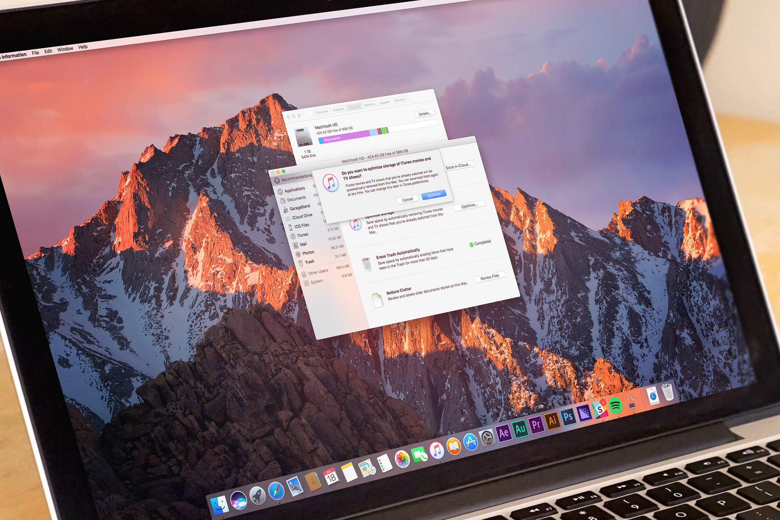 Optimize Storage macOS