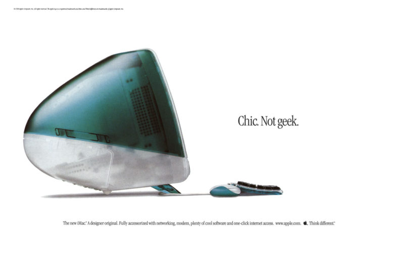 iMac design: The iMac G3 was a bit fatter than model than today's models.