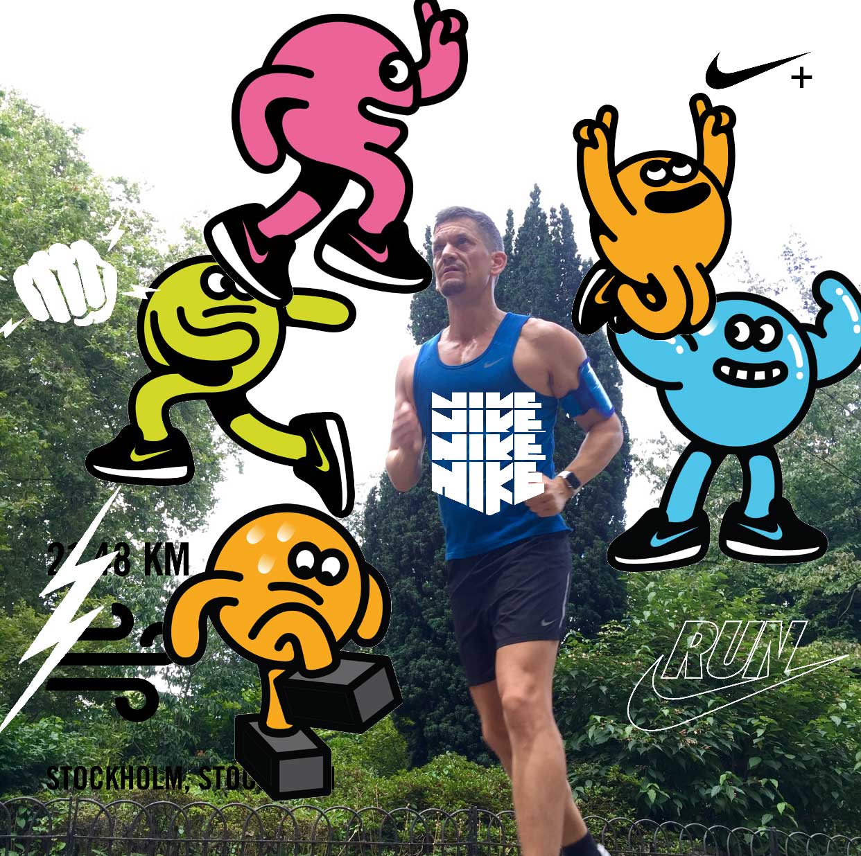 Nike has turned its running app into a dodgy mashup of Instagram and Snapchat