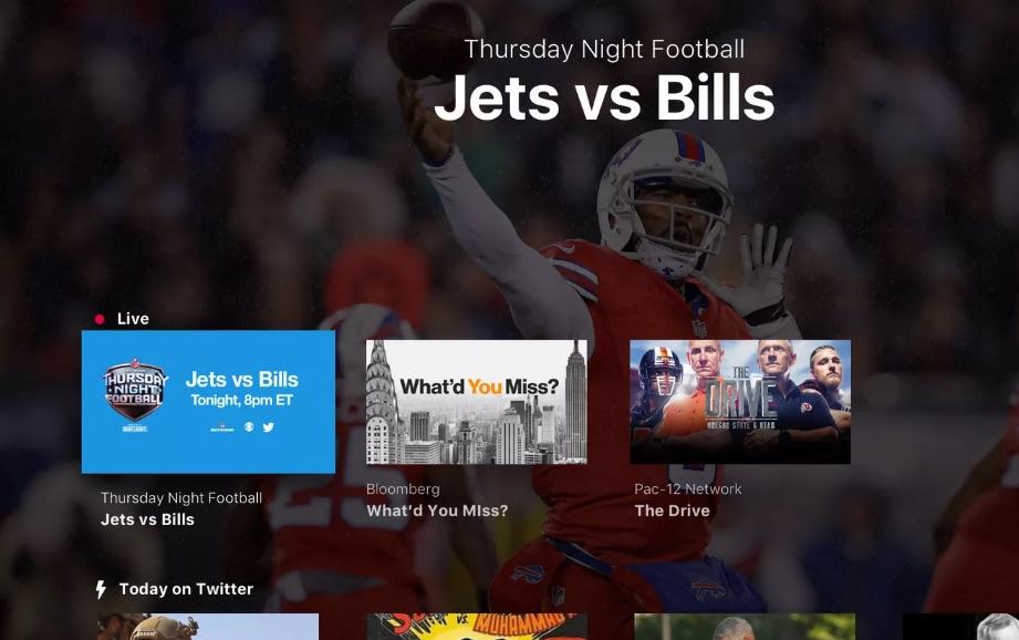 Twitter's Apple TV app lets you watch NFL games for free