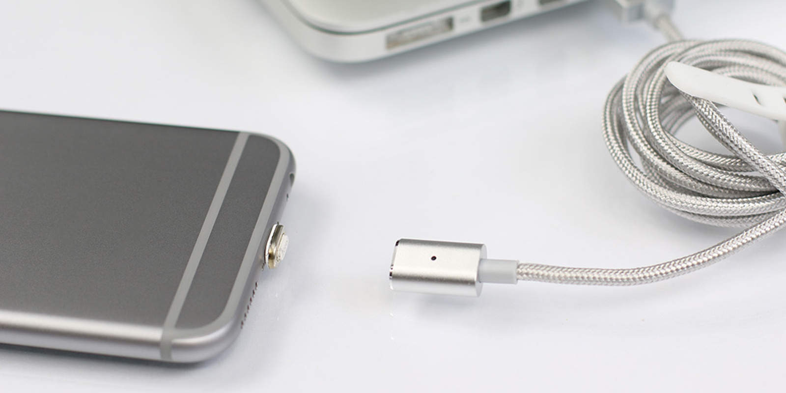 Upgrade To A Magsafe Iphone Connector With This Adapter And Cable