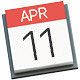 April 11: I Dag I Apple historie: Apple-1 lanserer. Det Er Den Første Apple-datamaskinen.11. April 1976: Apple lanserer Sin første datamaskin, Apple-1.Designet og håndbygget Av Steve Wozniak, blir datamaskinene solgt engros av 