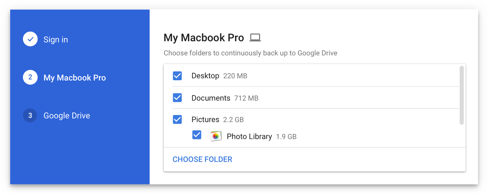 Backup the files you need for peace of mind.