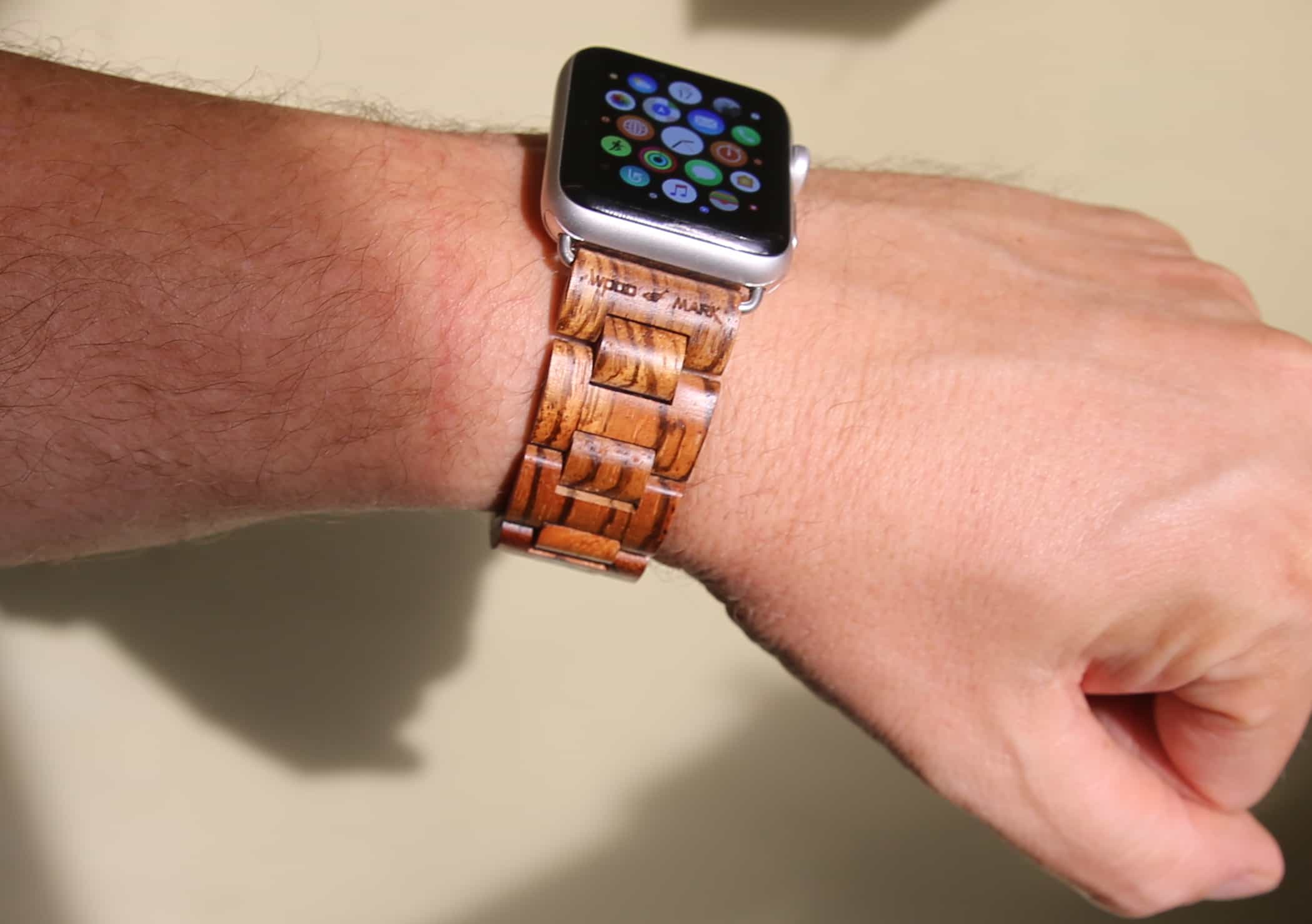 Wooden apple watch strap new arrivals