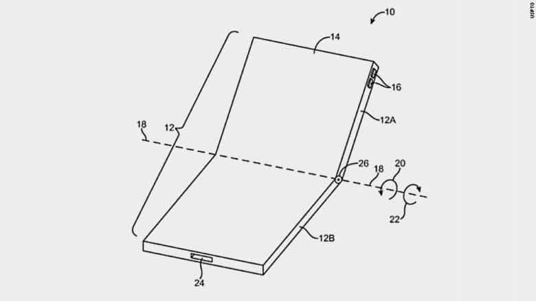 Foldable smartphone