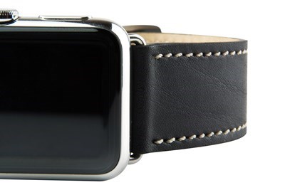 barenia leather apple watch strap