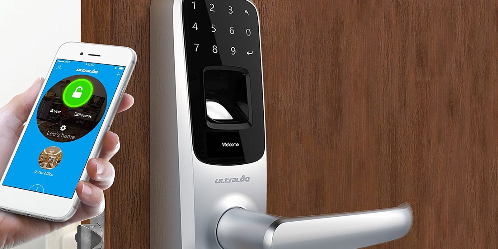 Great for anyone running an Airbnb, this programmable lock opens with private codes, fingerprint ID, and Bluetooth.