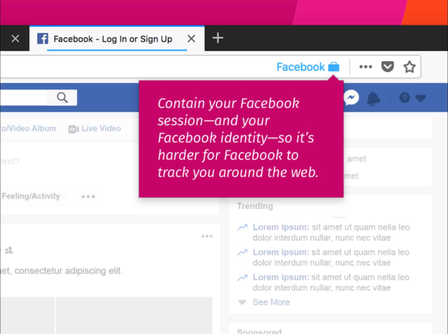 Firefox Facebook Container