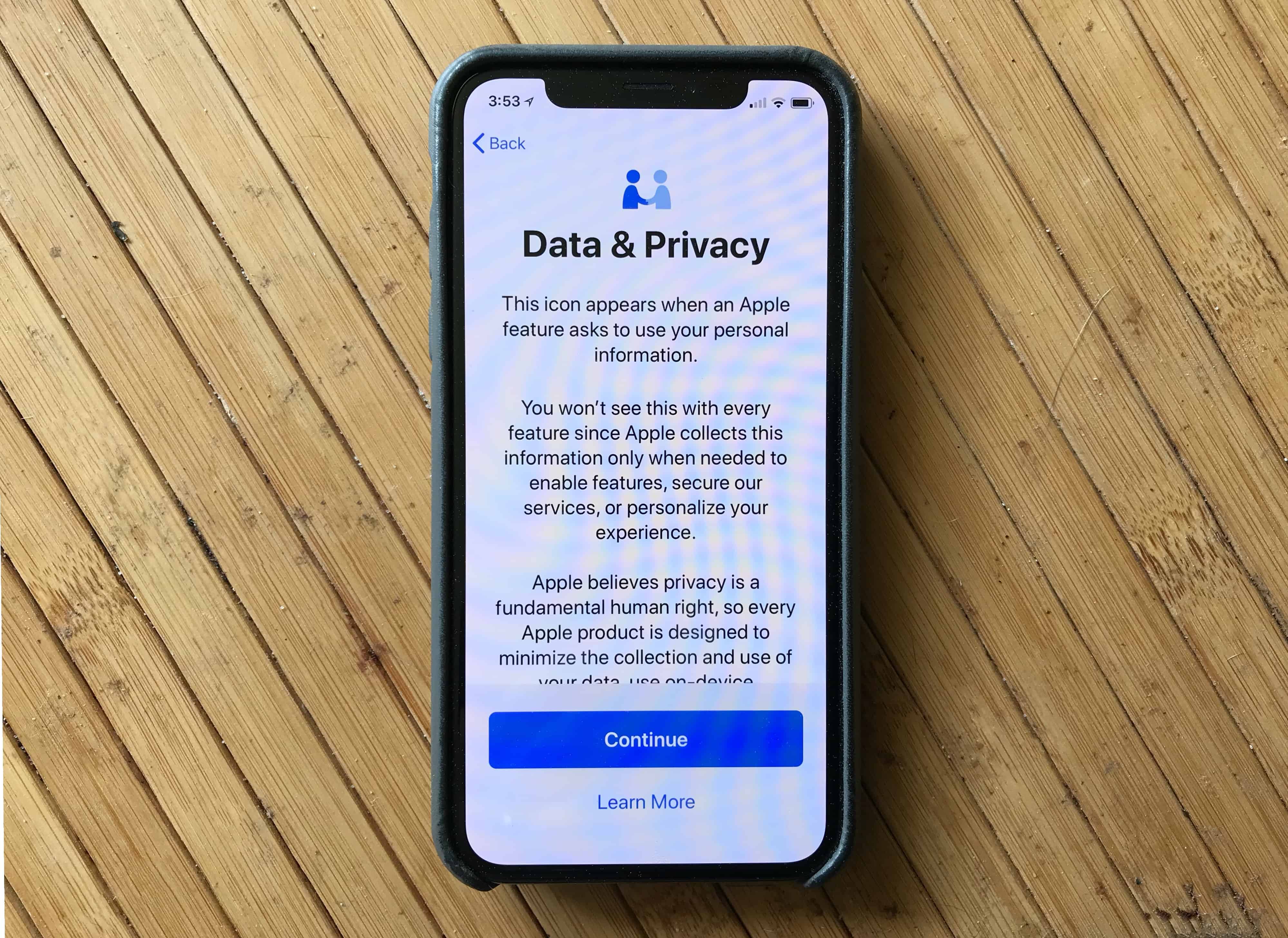 Apple takes privacy seriously
