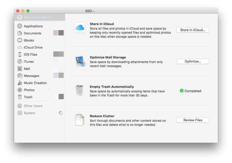 how to free up space on mac using icloud