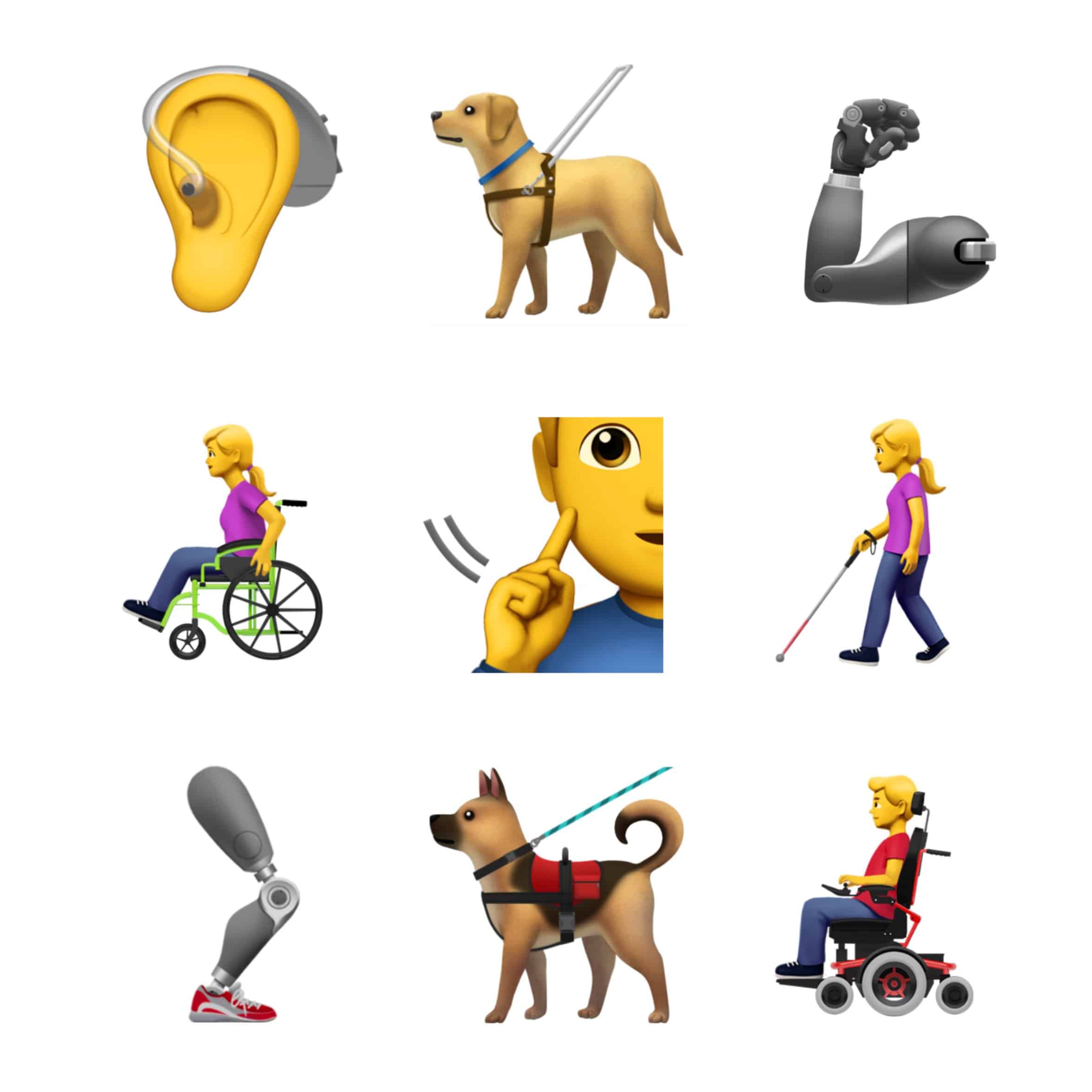 Apple accessibility emoji