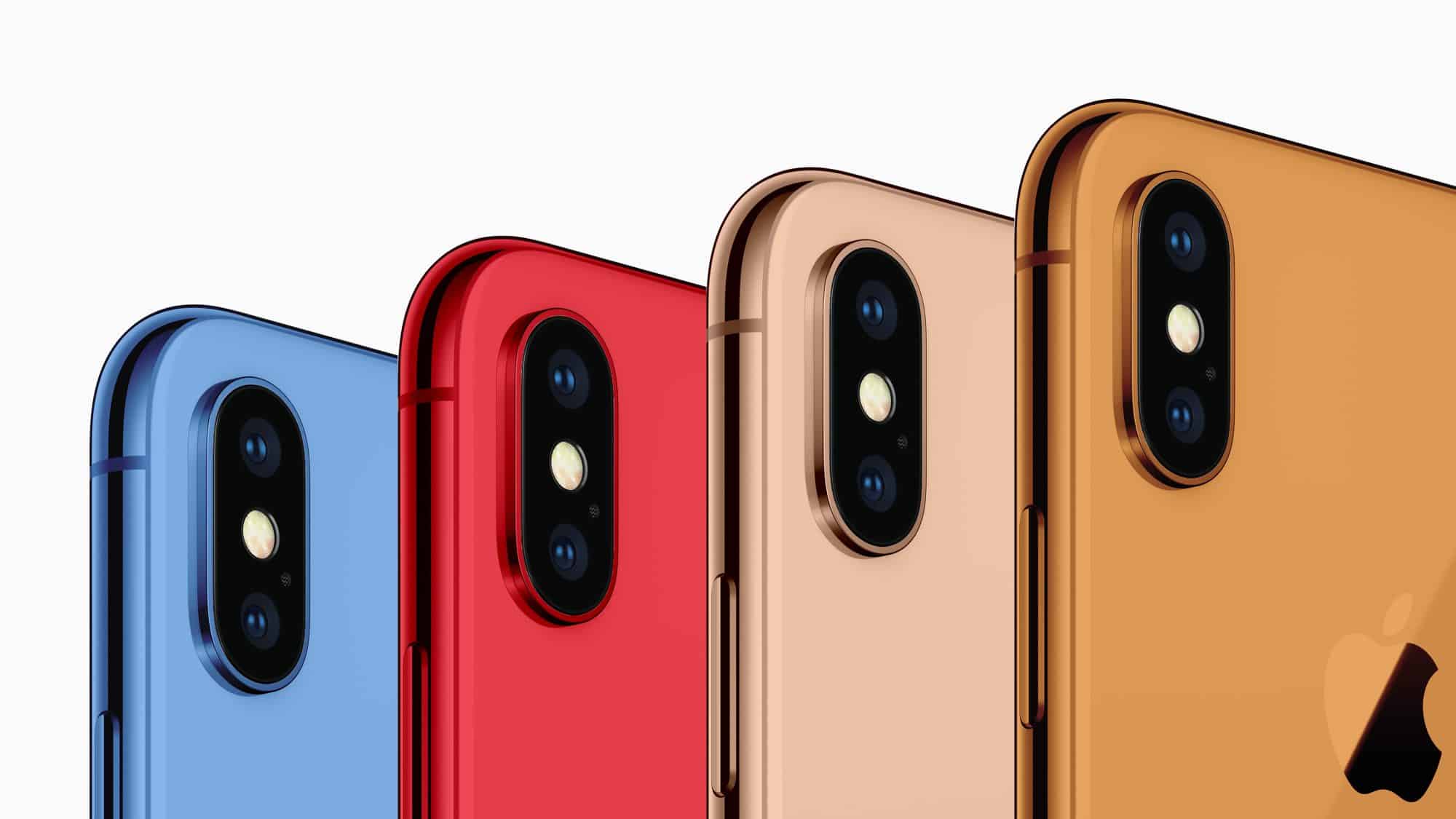 2018 iPhone color options