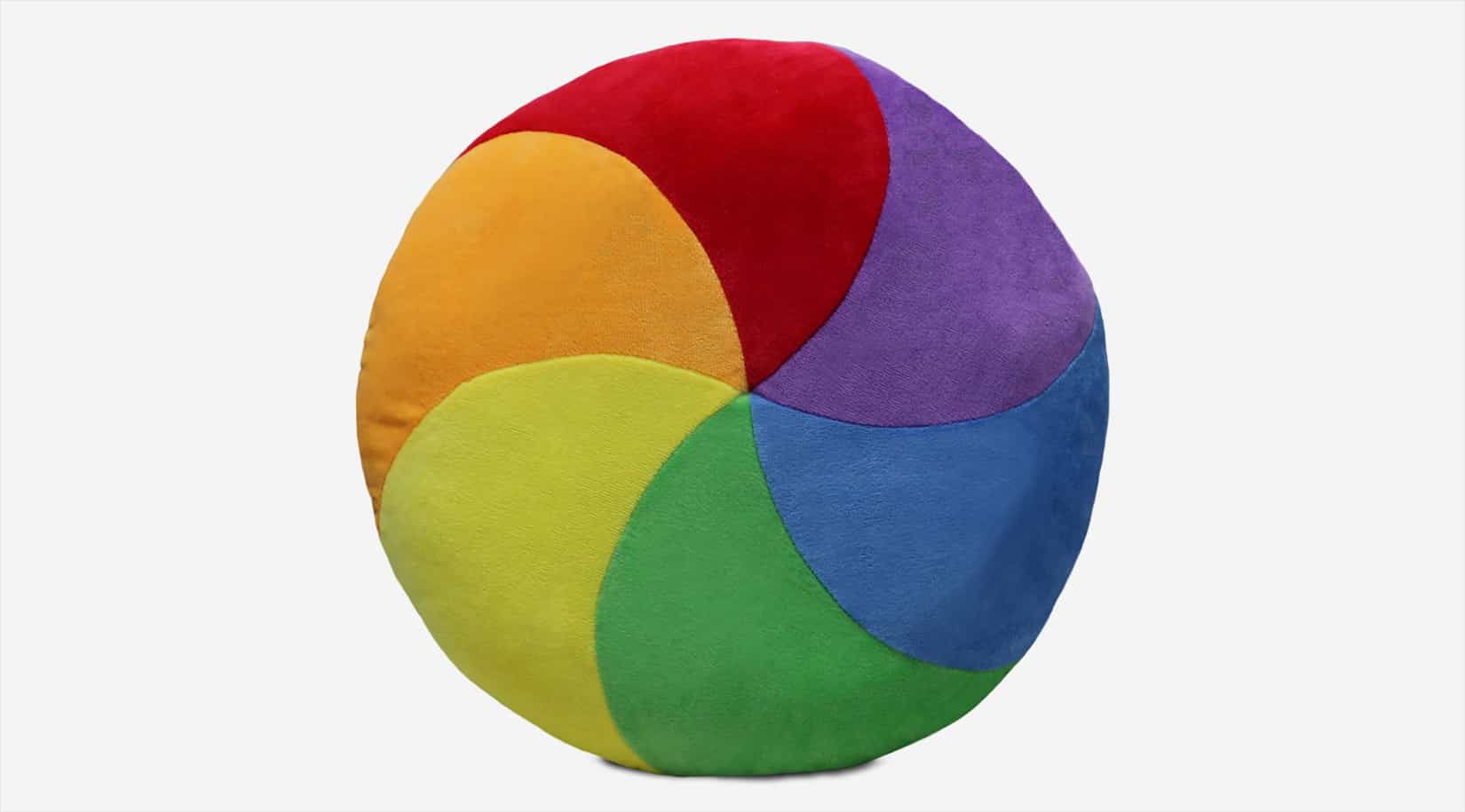 Mac's spinning wheel icon also makes an attractive throw pillow