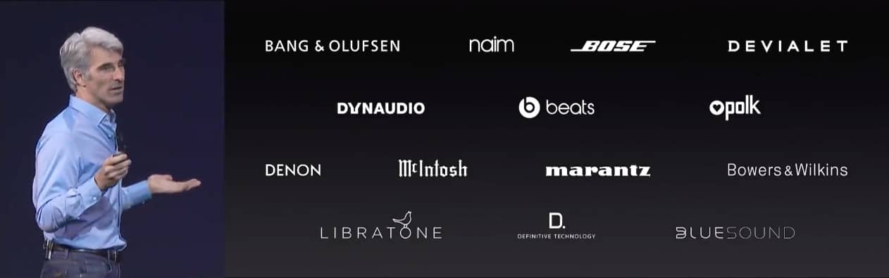WWDC 2017 AirPlay 2 device makers