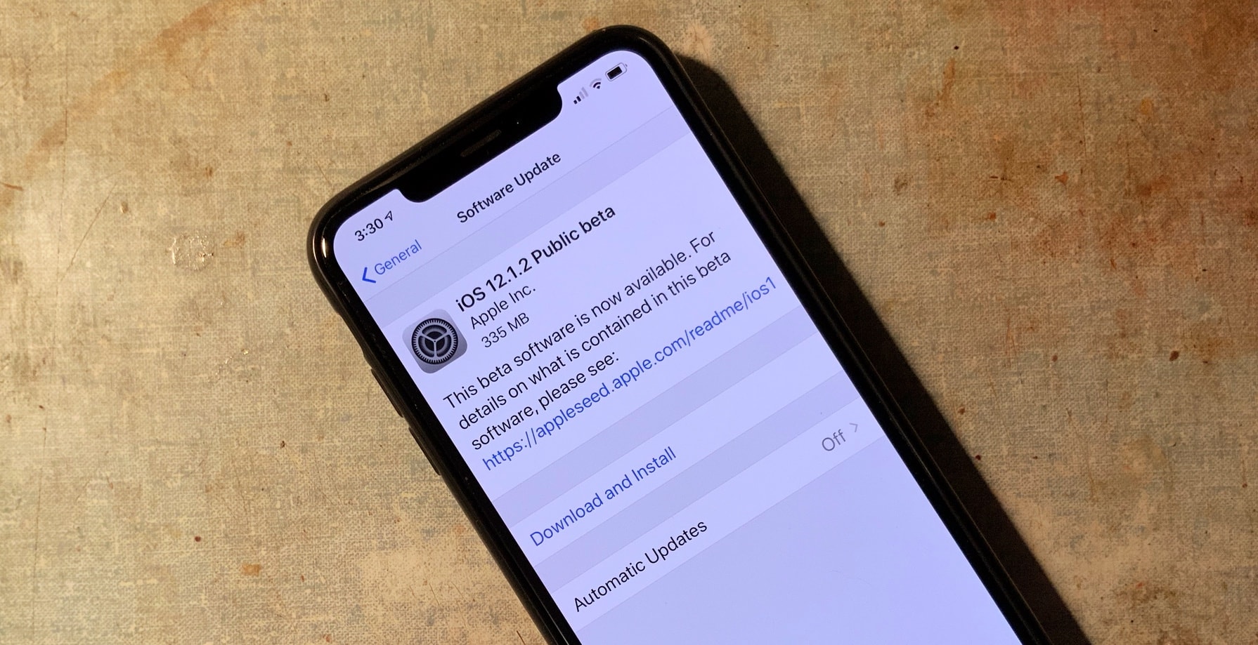 iOS 12.1.2 public beta 1 can be installed on your iPhone now.