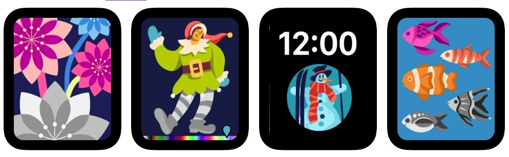 Coloring Watch app for Apple Watch