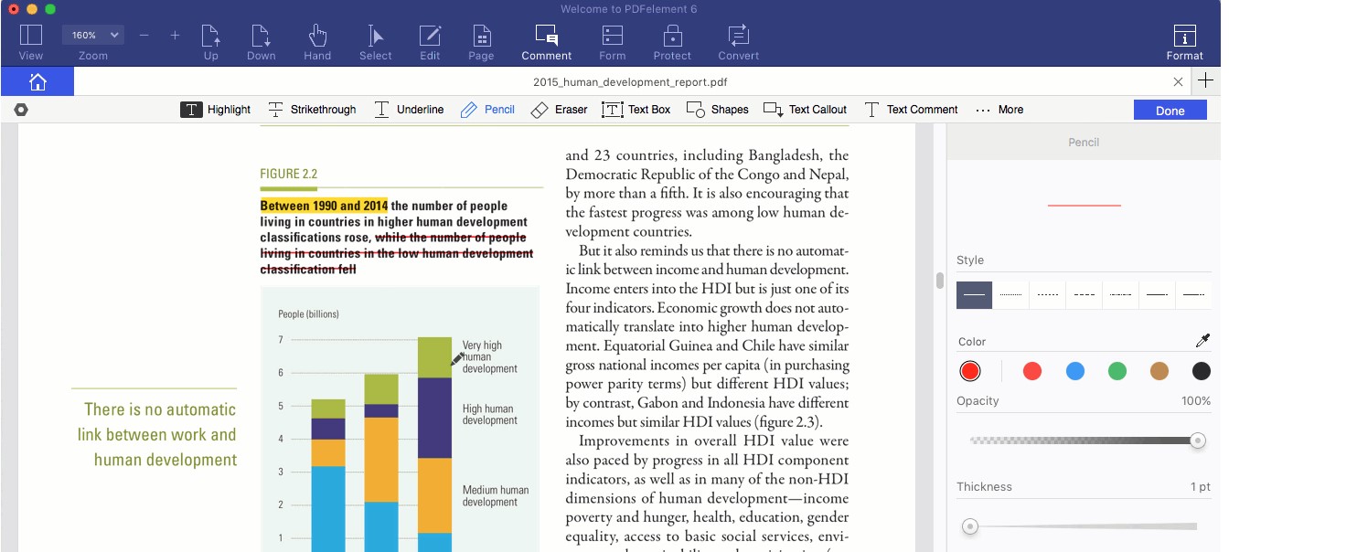 With PDFelement, you can take pretty much any PDF text and edit its contents like a regular document.