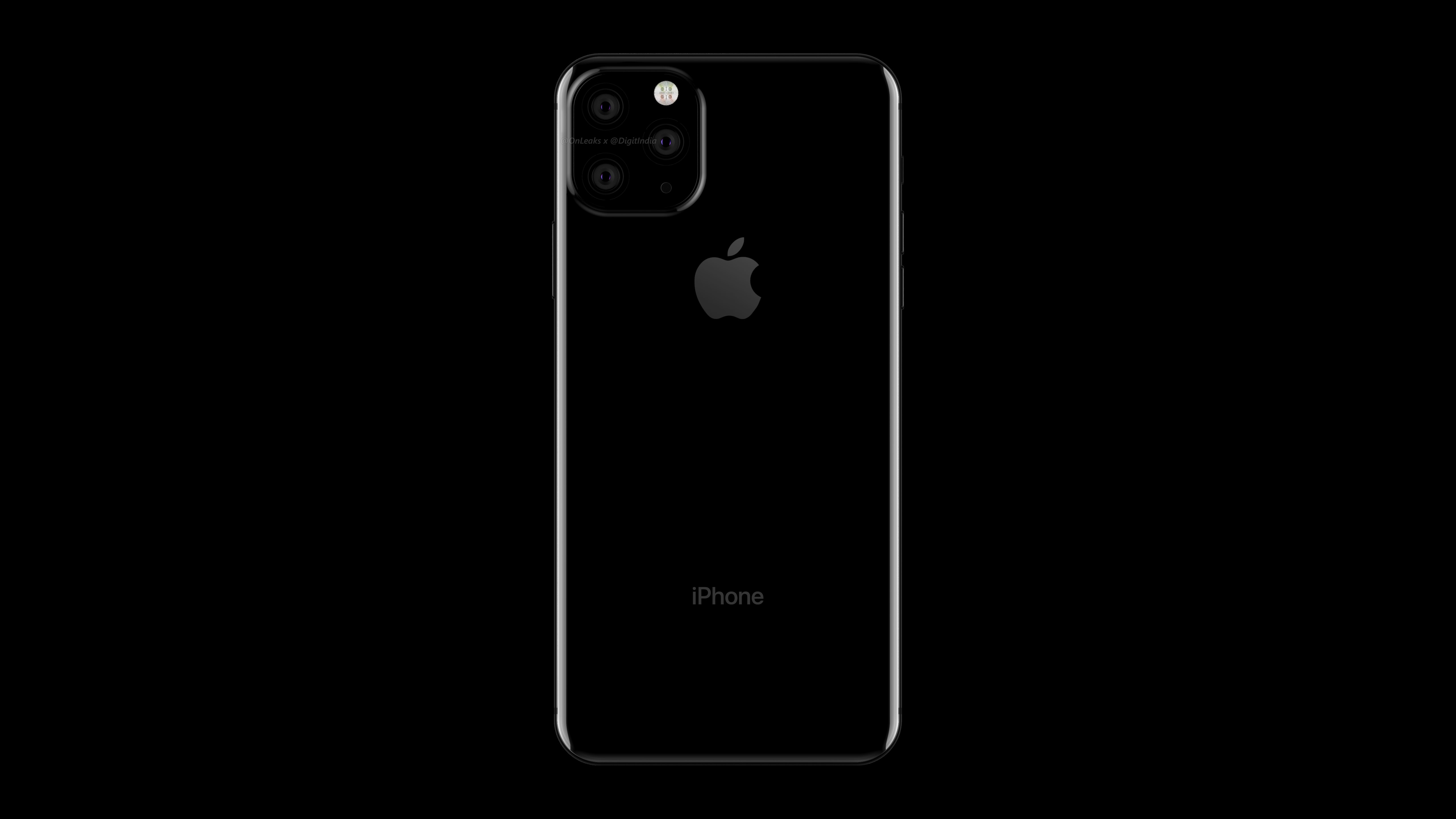 A leaked render shows the trio of camera leases that might be a highlight of the 2019 iPhone.