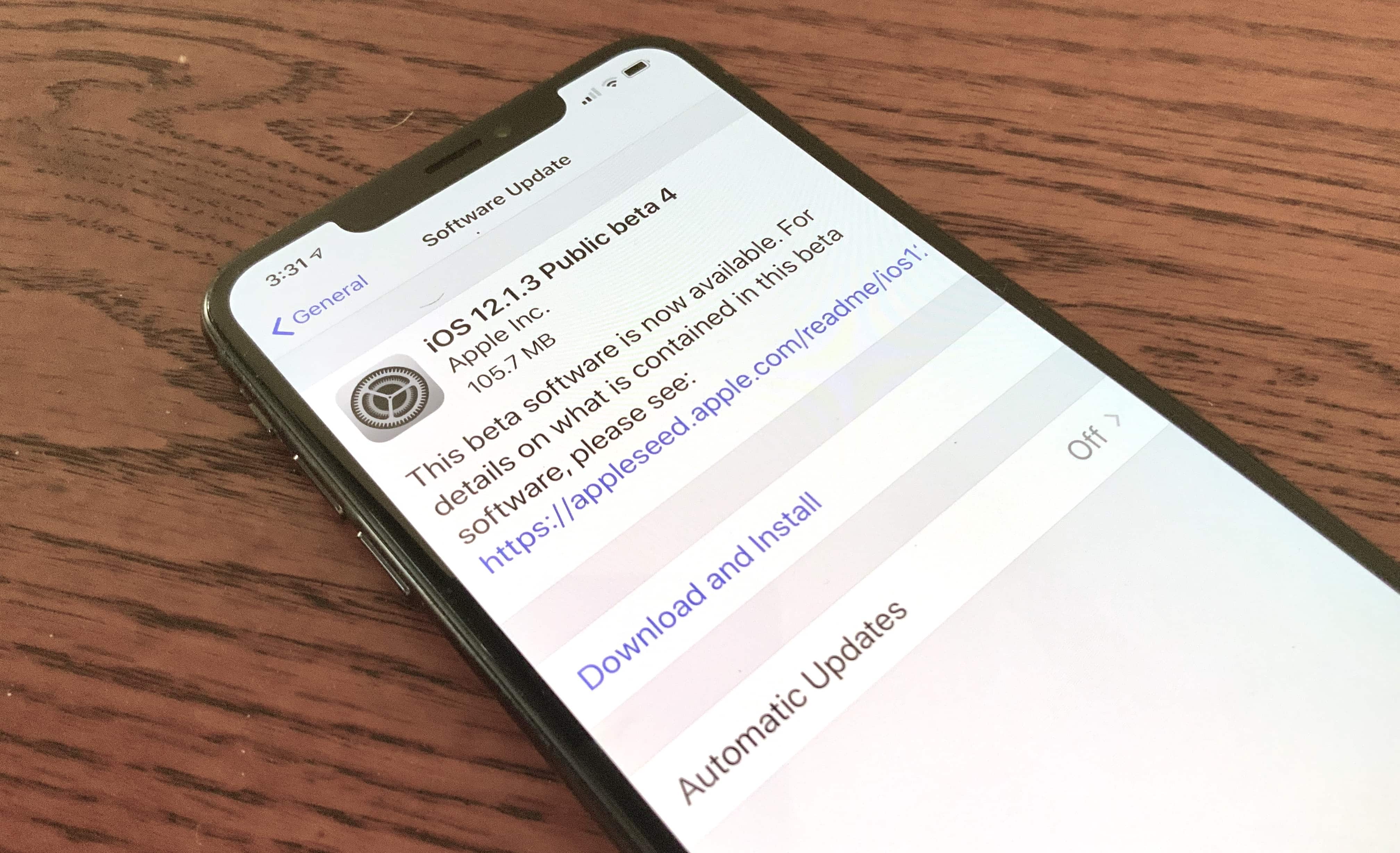 The fourth beta of iOS 12.1.3 doesn’t offer much, but it’s available to everyone.