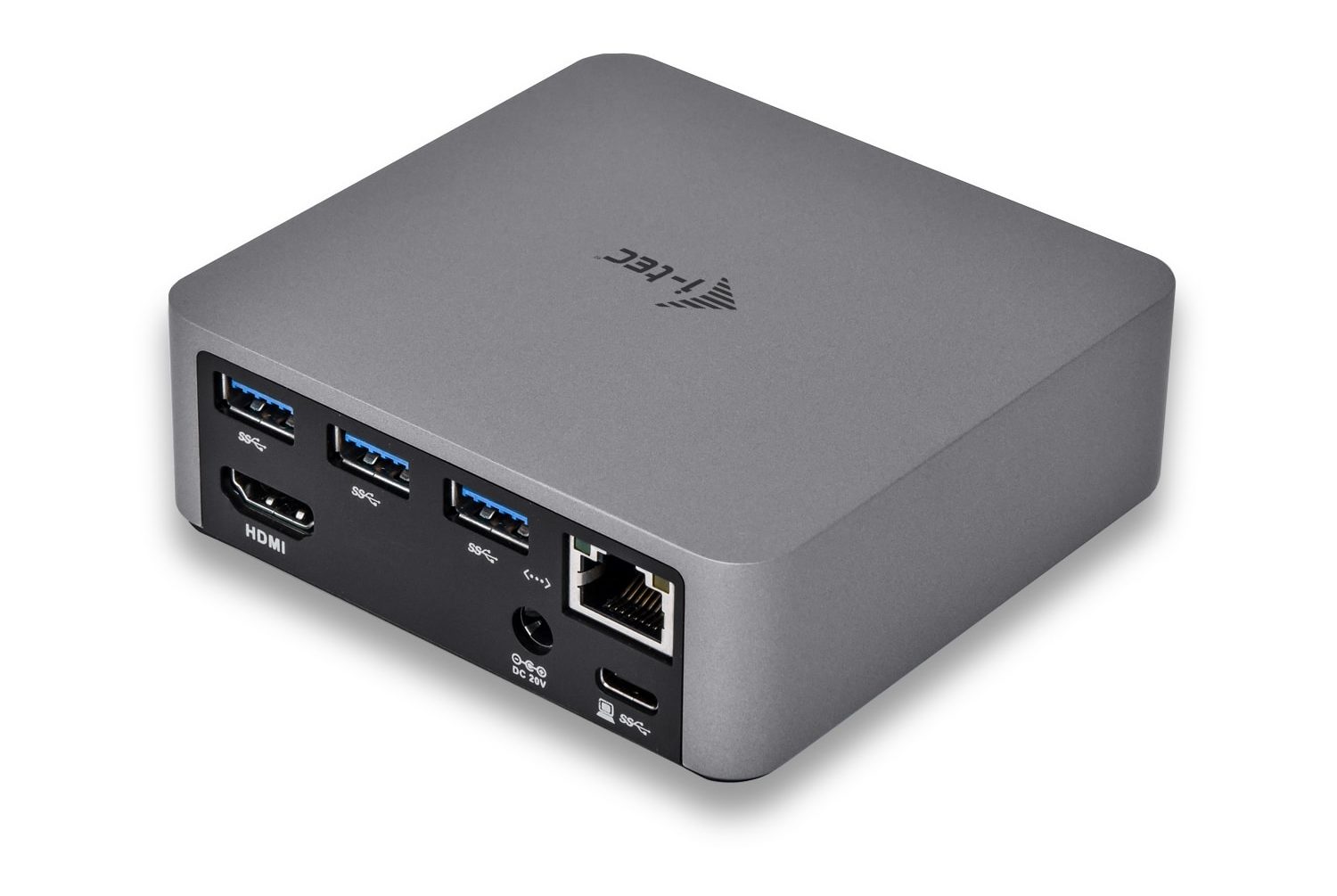 Many USB-C hubs, like this one from i-tec, offer an Ethernet port.