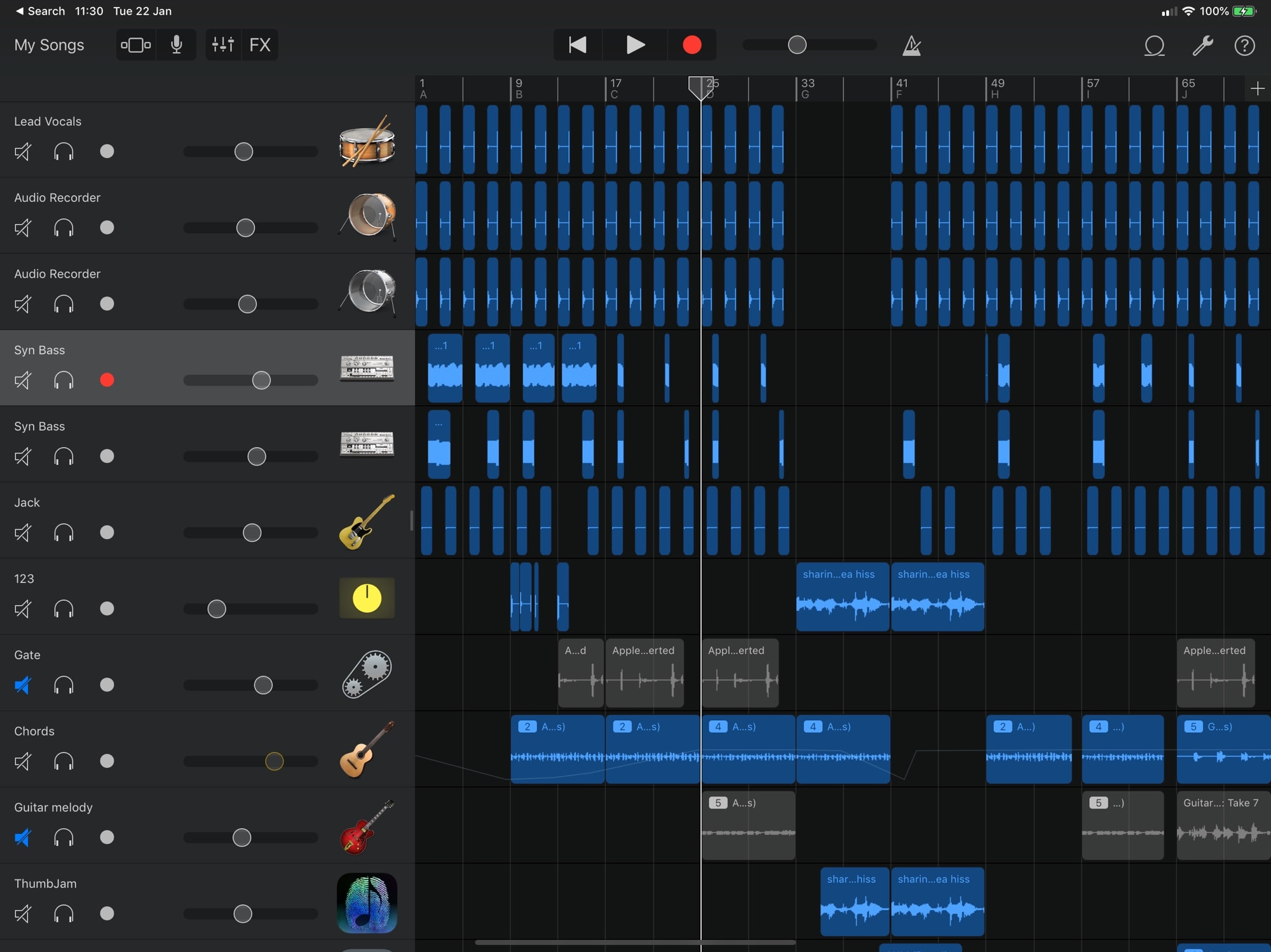 Take your iOS GarageBand projects to your Mac.
