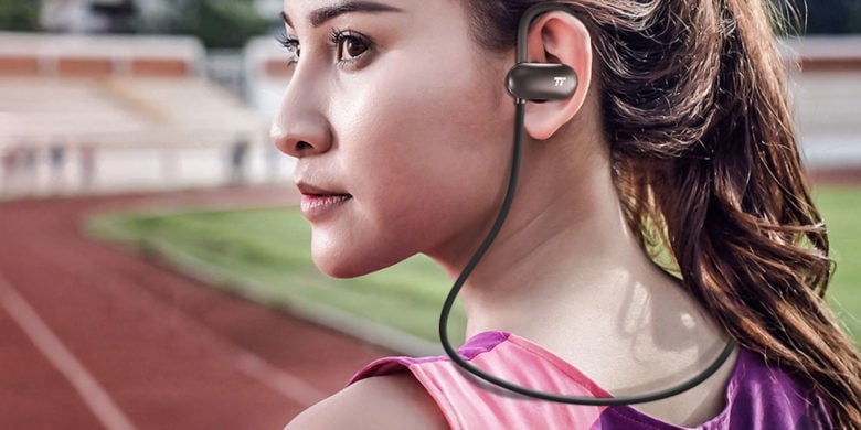 TaoTronic Earphones With Bluetooth convenience, 12 hour battery life and sweat resistance, these earbuds are ideal workout partners.