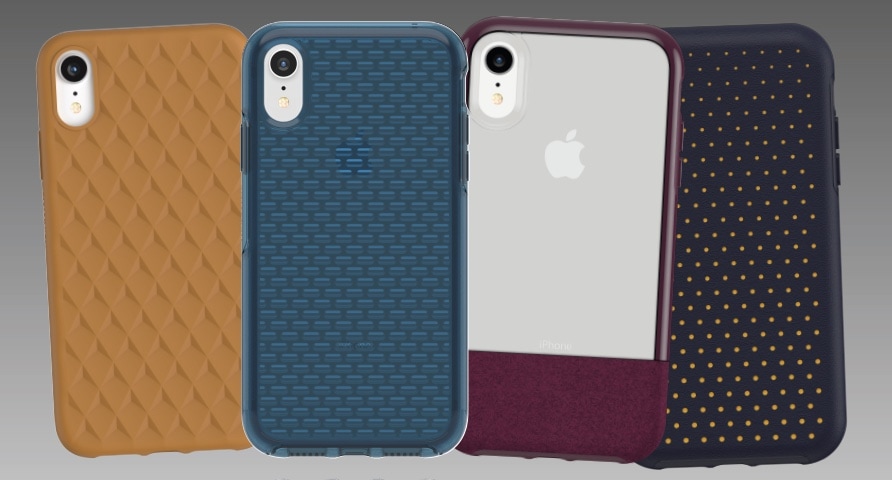 OtterBox Figura, Vue, Statement Series (felt) and Statement Series Moderne are available for your 2018 iPhone.