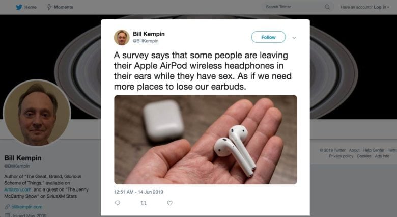 people wearing AirPods during sex