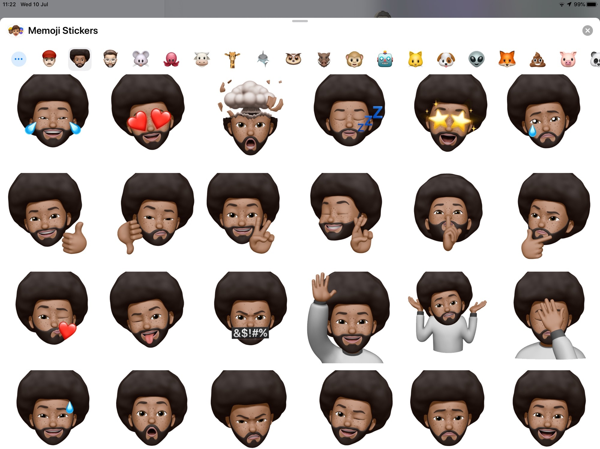   Who does not love a new sheet of Memoji stickers? 