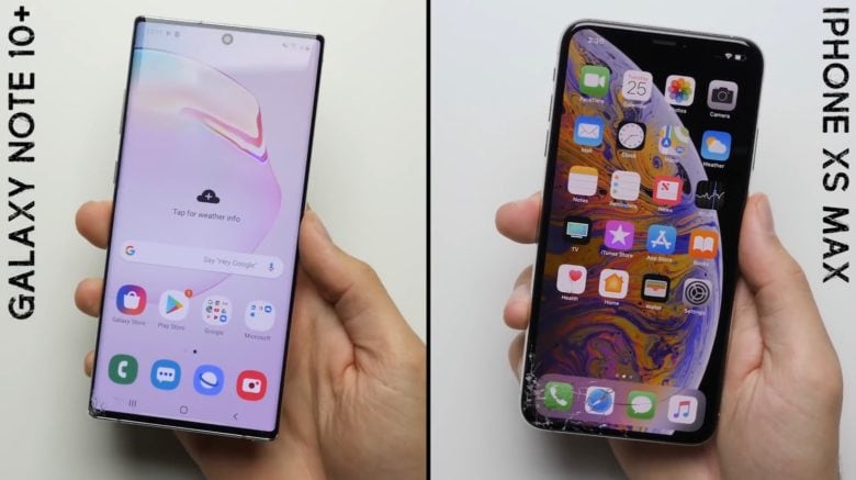 Drop Test Shows Samsung Note 10 Is Tougher Than Iphone Xs Max