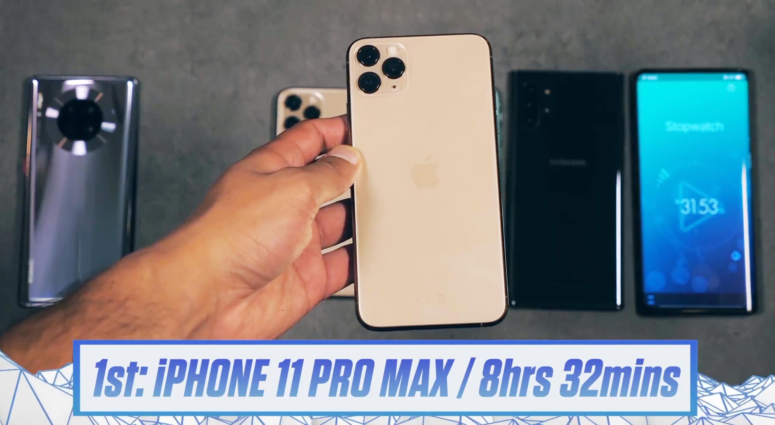 Iphone 11 Pro Max Battery Beats Galaxy Note 10 By Hours Cult Of Mac