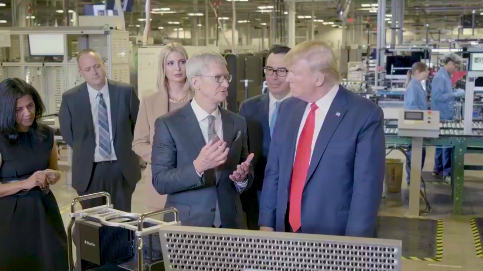 Apple CEO Tim Cook talked Mac Pro with President Trump