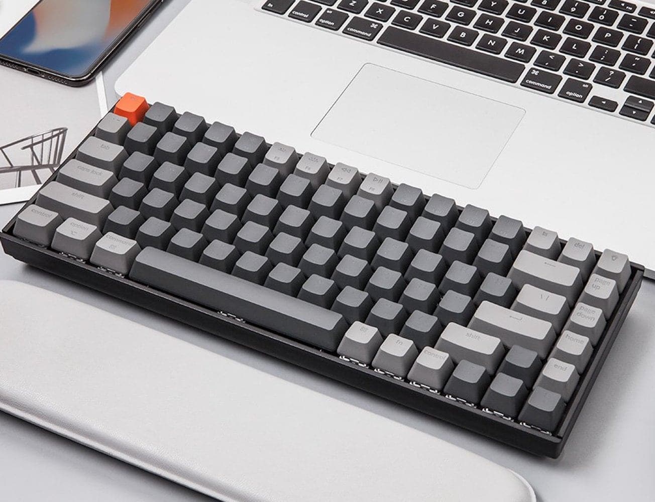 The Keychron K2 is one of the only mechanical keyboards that also works with the iPad. 
