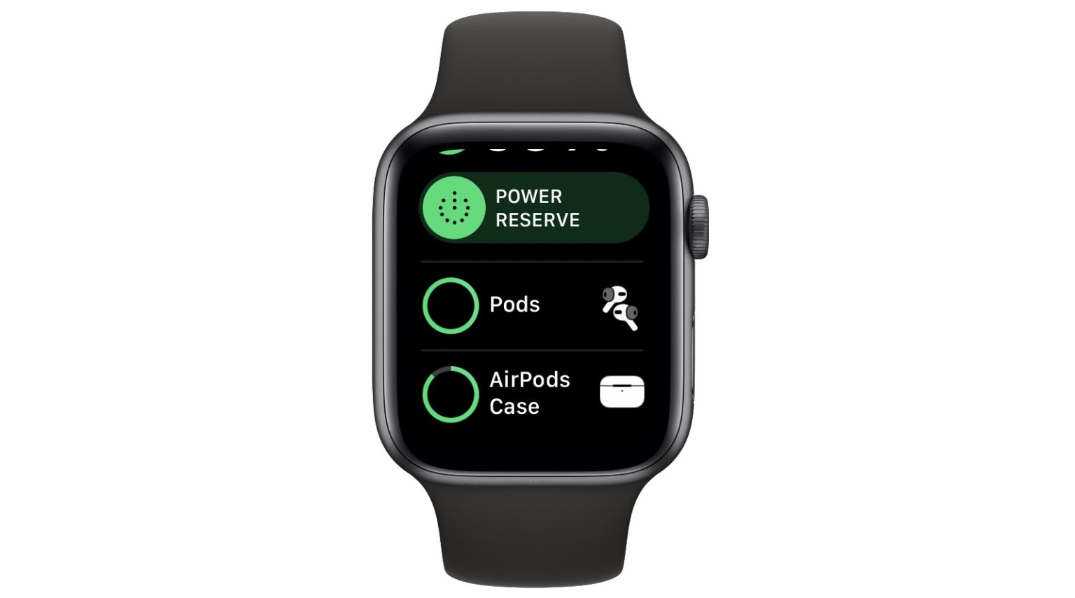 Apple Watch AirPods battery