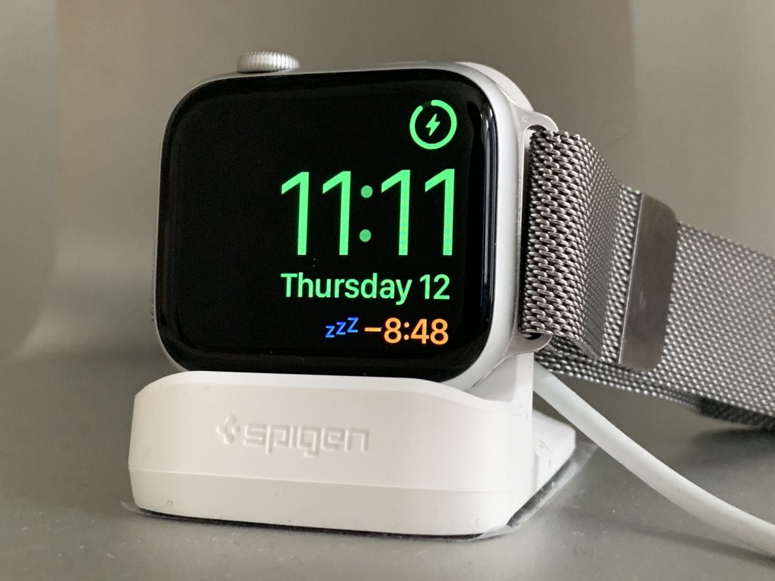 Zzzzzz. The Apple Watch's nightstand mode even has snooze.