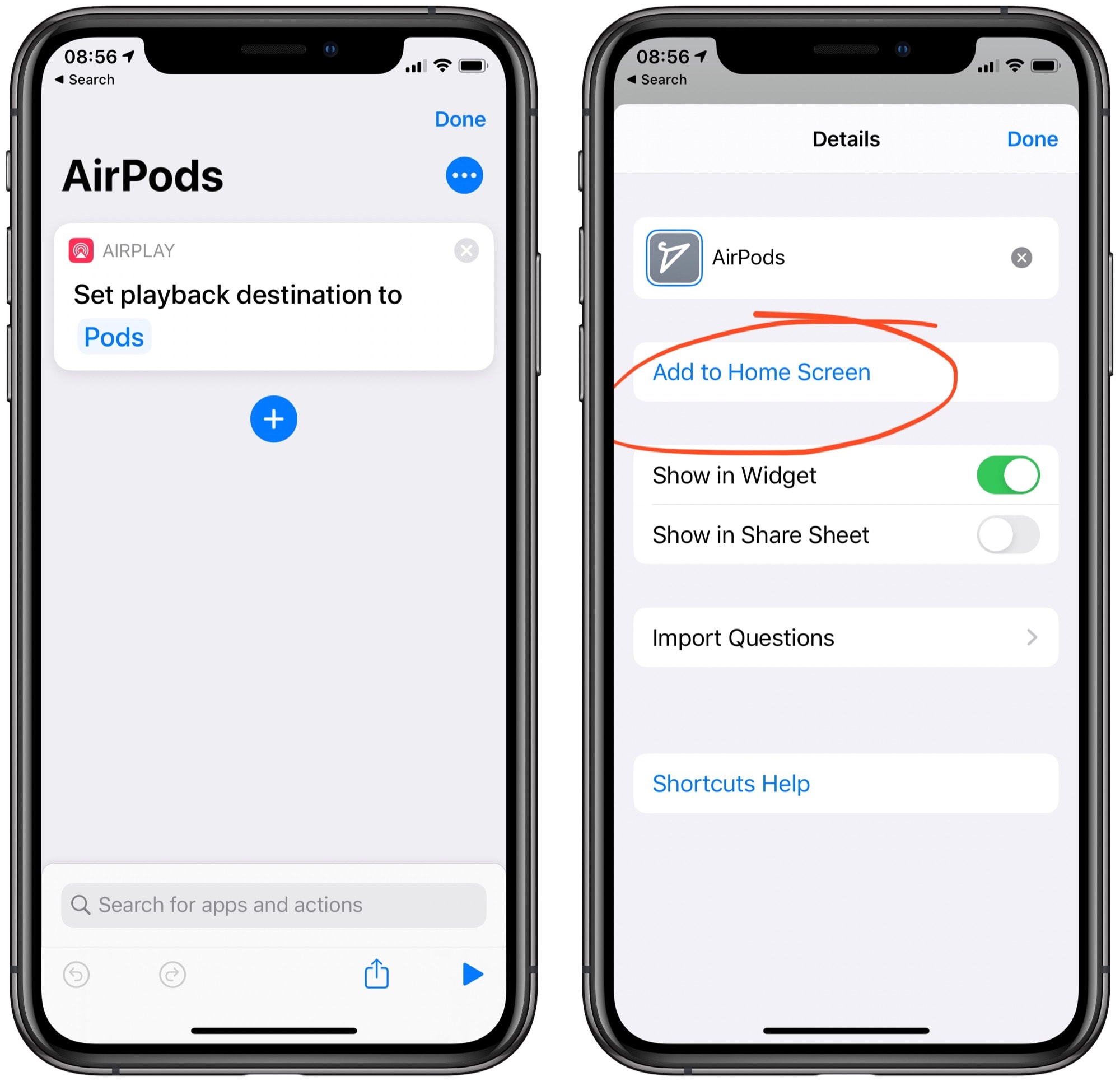 Add A One Tap Airpods Connect Button To Your Home Screen Or Dock Cult Of Mac