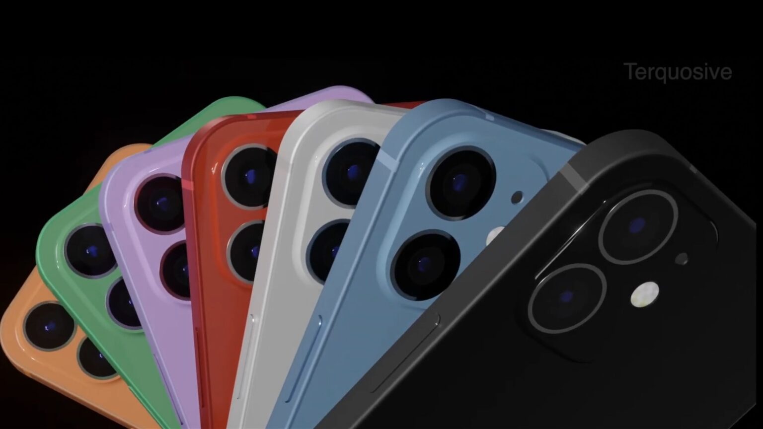 An iPhone 12 concept video shows off lots of color options.