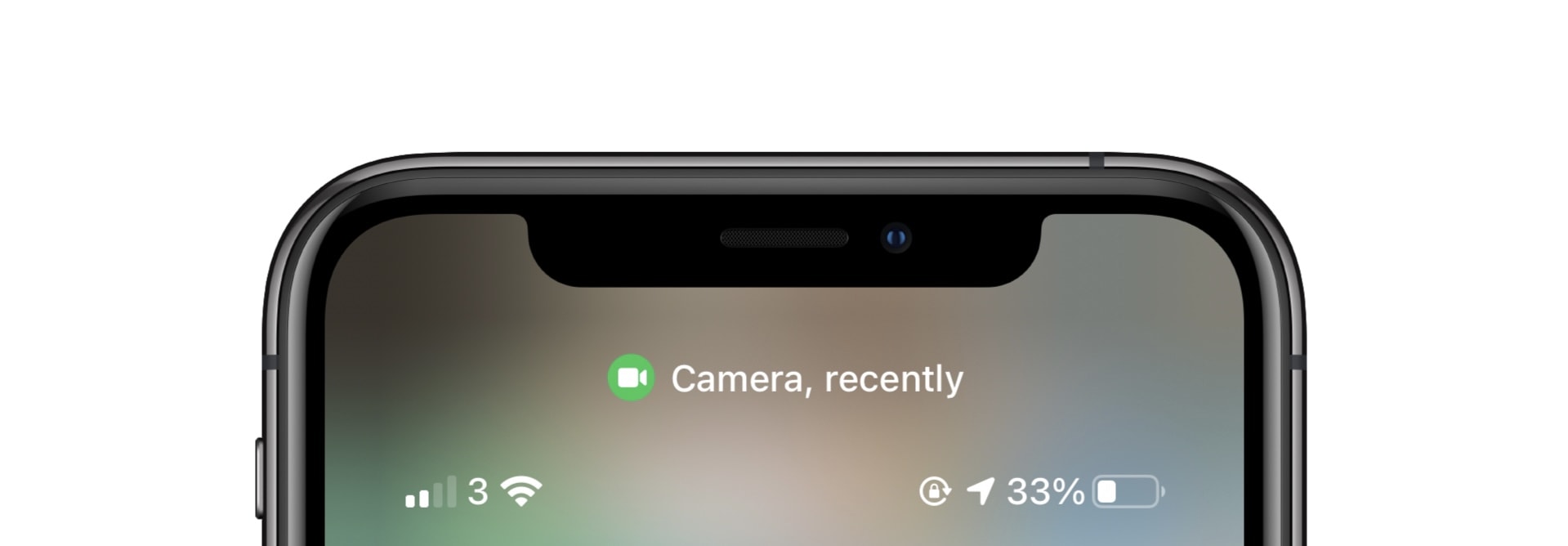 What green and orange dots mean on iPhone and iPad with iOS 14