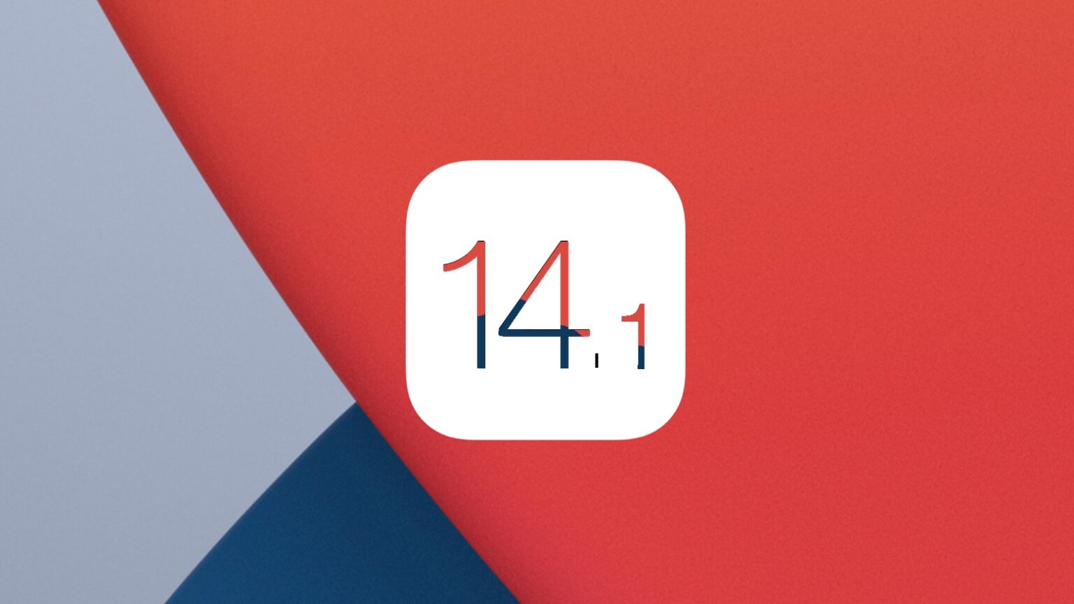 iOS 14.1 is almost here.