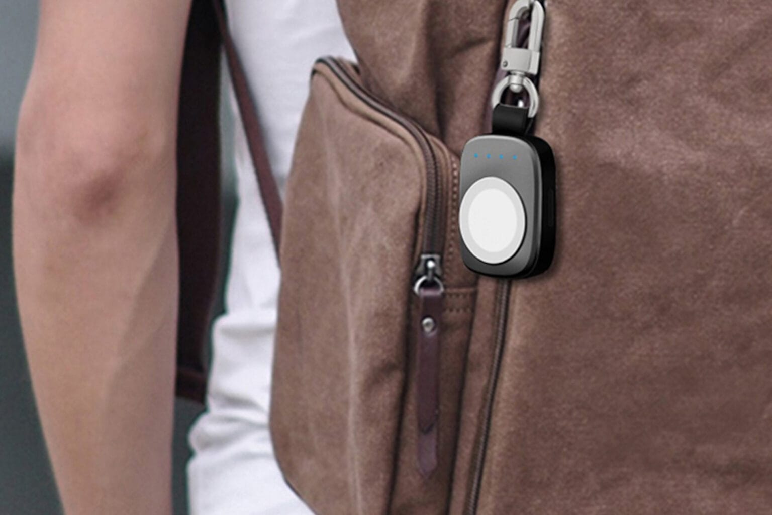 Wirelessly charge your Apple Watch with this handy keychain