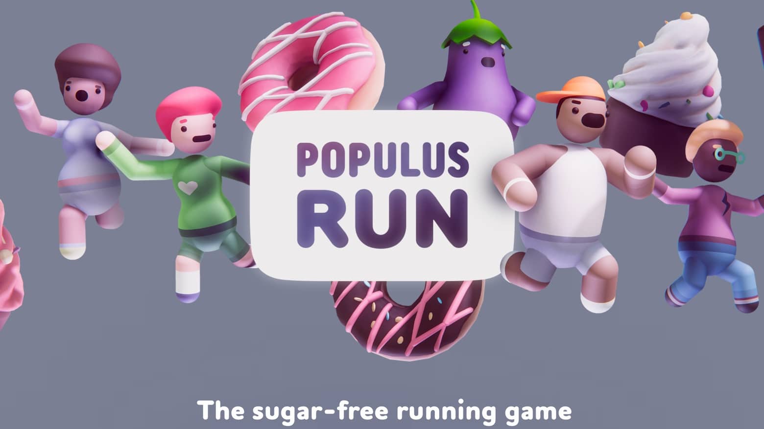 Dodge giant doughnuts in Populus Run on Apple Arcade