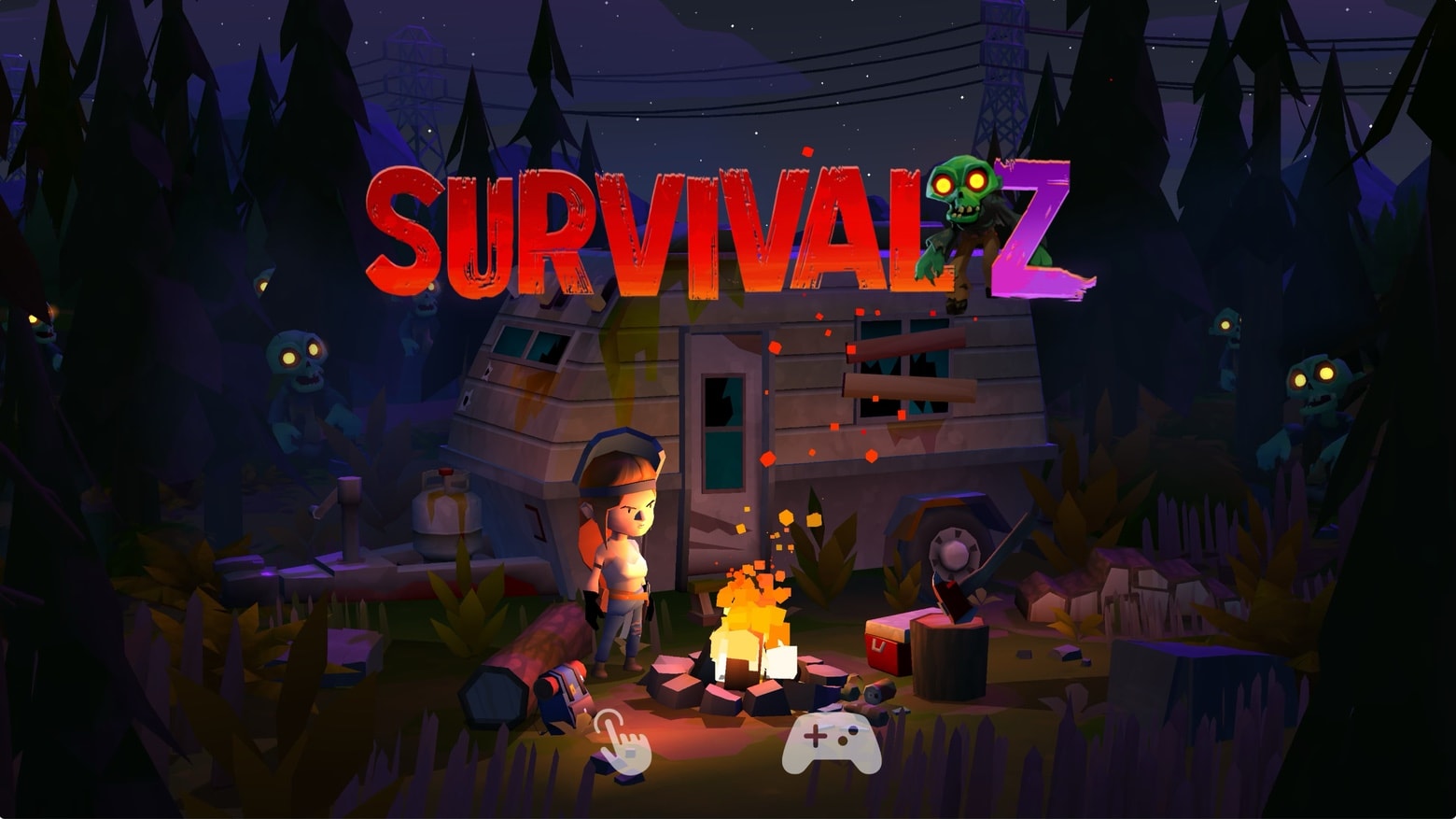 Blast through zombie hordes in Survival Z on Apple Arcade
