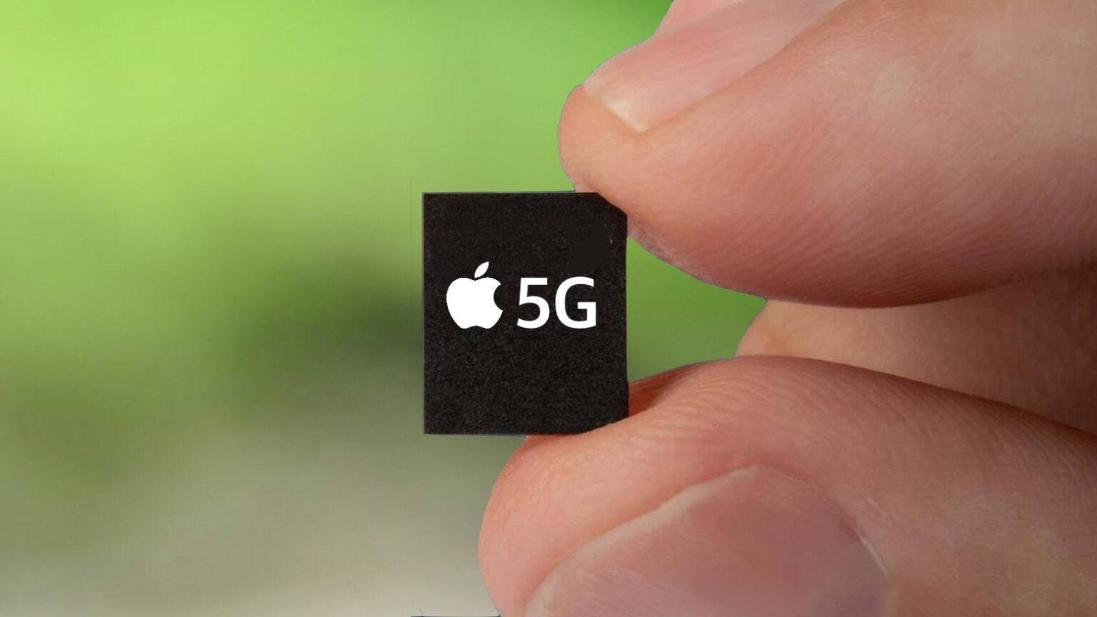An Apple 5G modem might look like this